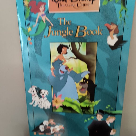Walt Disney Treasure Chest 1991 Set of 5 11 x 17" Story Books- Never Used - Picture 3 of 13